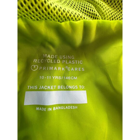 primark rain‎ jacket kids 10-11 yrs - Picture 10 of 12